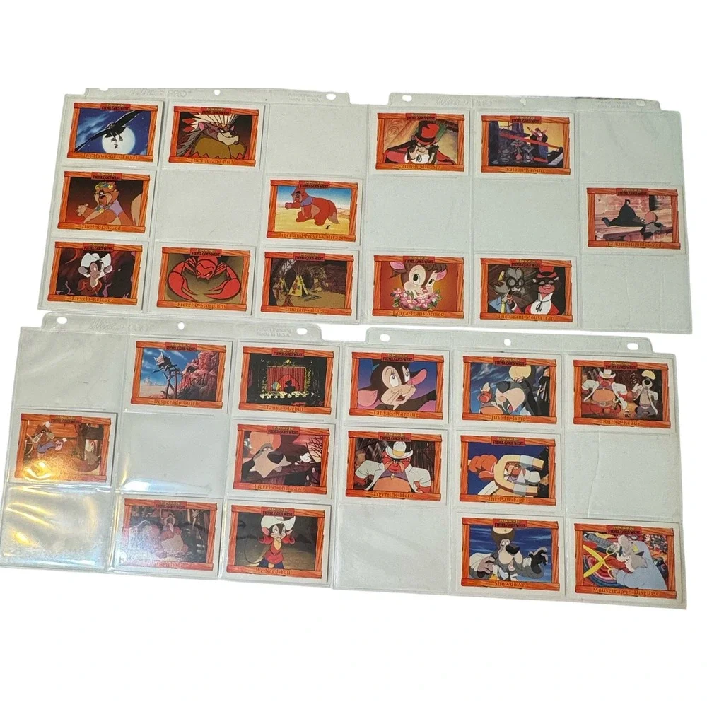 Fievel Goes WestAn American Tail 1991 Impel Trading Cards Lot 50+‎ Vintage Movie